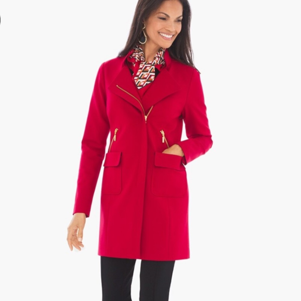 Chicos blazer size 0 (8-10)